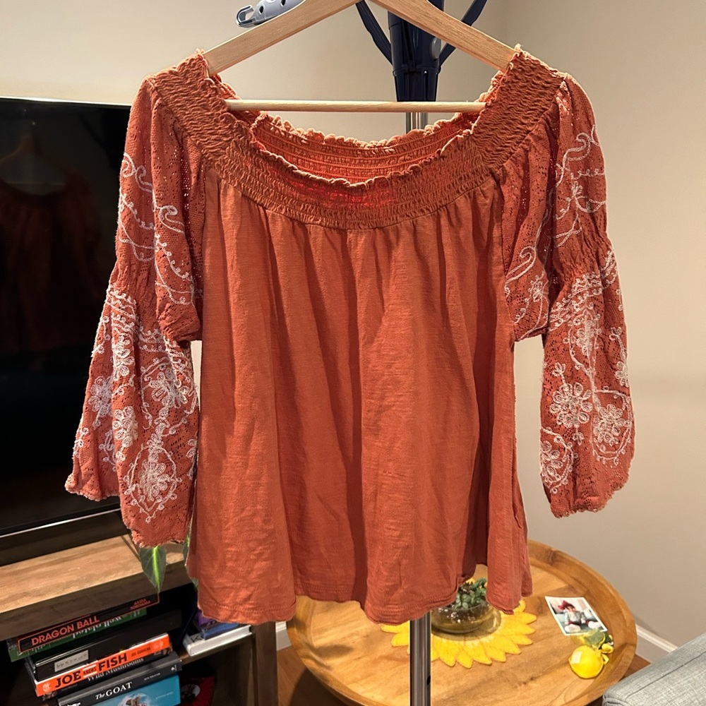 Free People Acapulco off the shoulder top